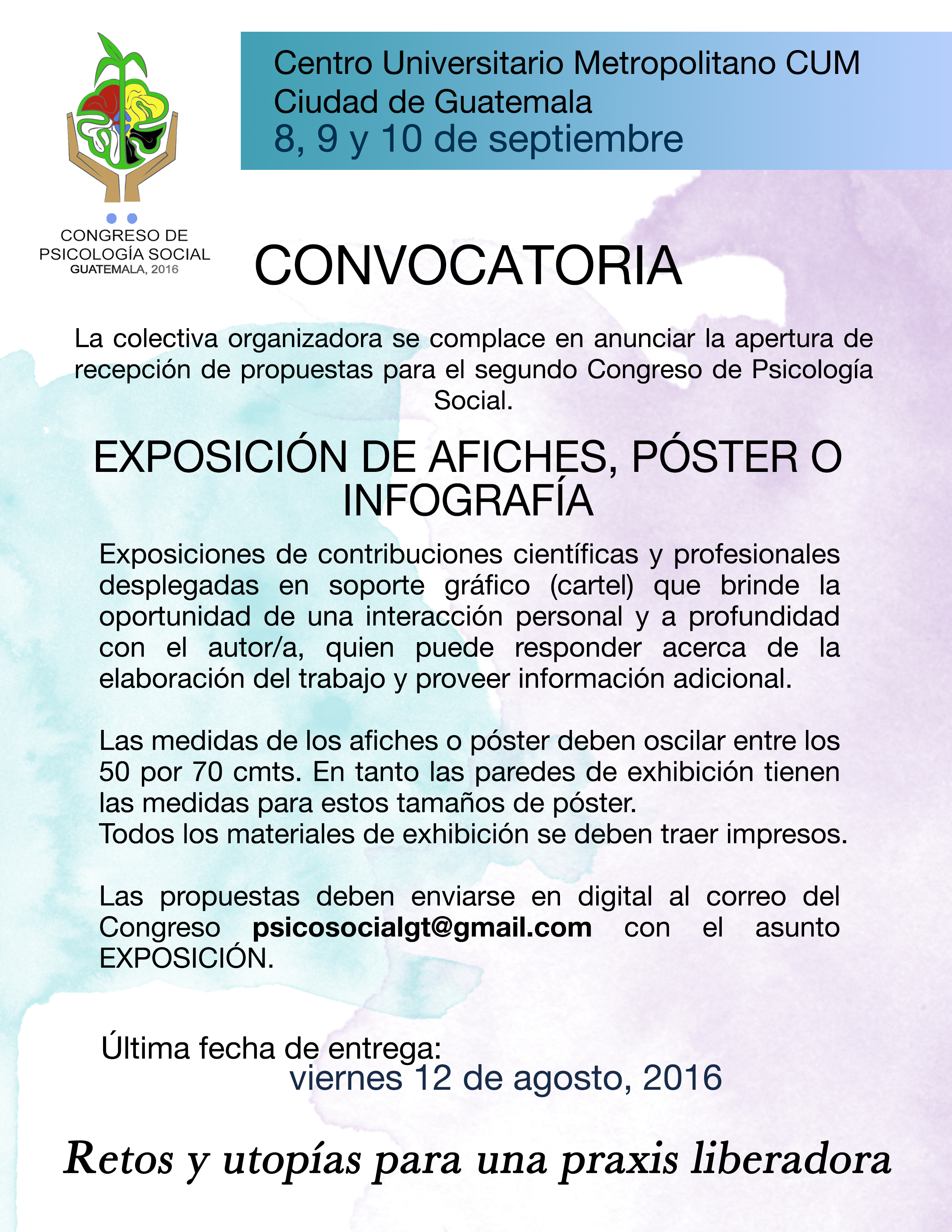 Exposiciones de afiches, póster o infografía